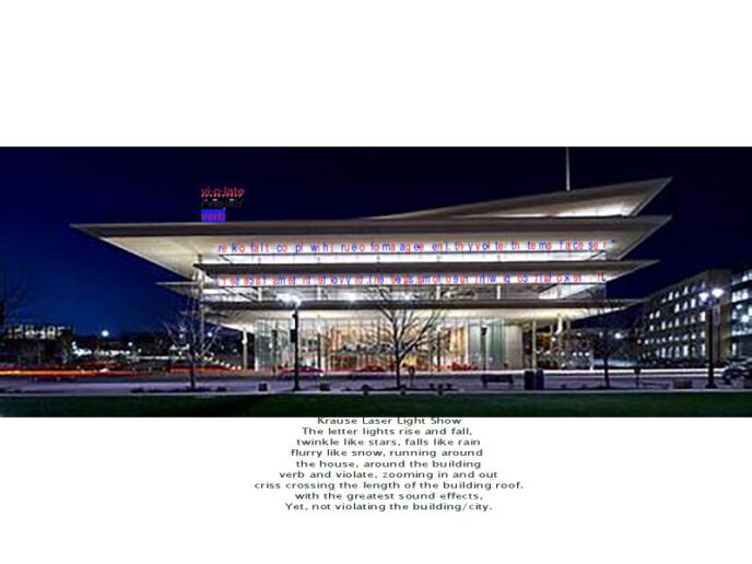 Design for installation at Des Moines Krause Building
