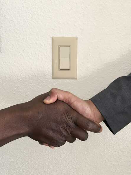 Digital artwork of Handshake