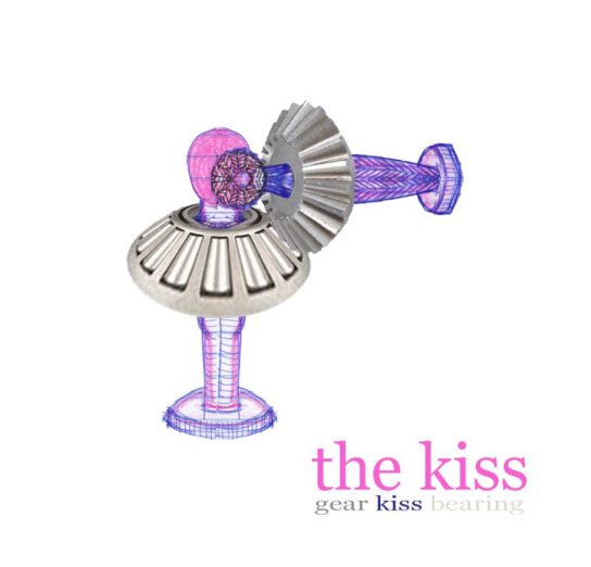 The Kiss digital artwork